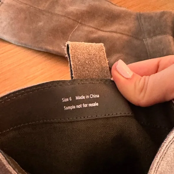 Dolce Vita genuine suede olive boots size 6 - Picture 4 of 4